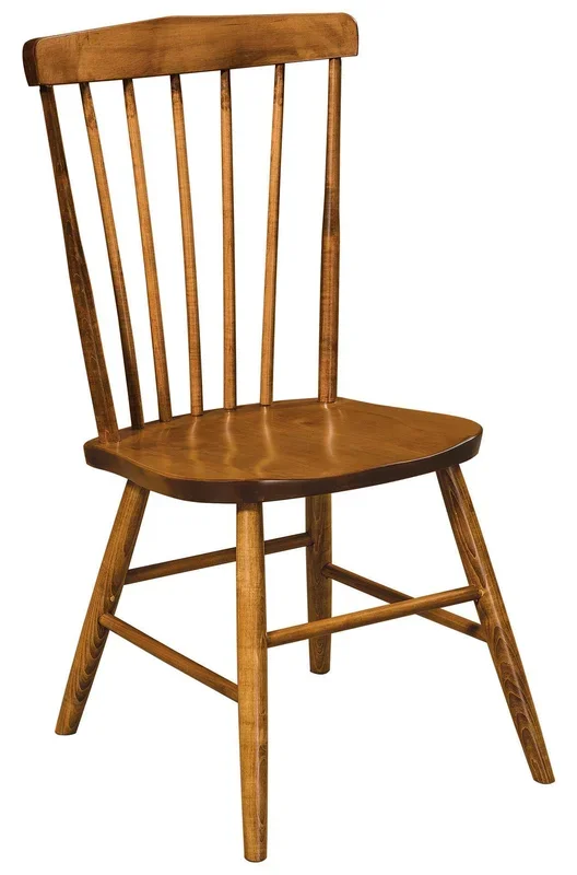Amish Modern Windsor Brown Maple Dining Chair – Buy As Pictured