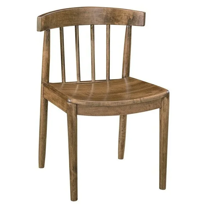 Amish Noah Modern Windsor Spindle Back Dining Chair