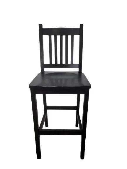 Amish Outlet: Oak Wood Mission Bar Stool Set In-Stock (Set of 2)