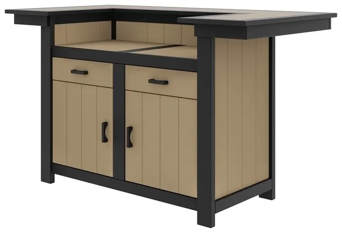 Amish Poly Elite Island Bar