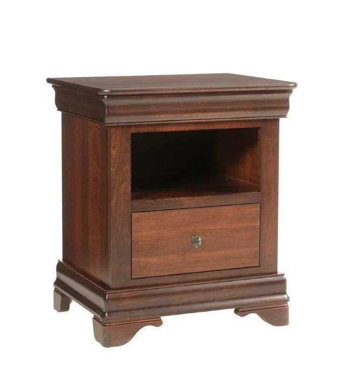 Amish Romeo Nightstand 26″ with One Drawer