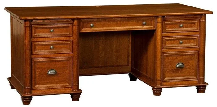 Amish Savile Hardwood Executive Desk