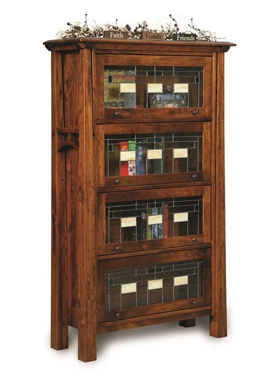 Amish Vivid Barrister Bookcase
