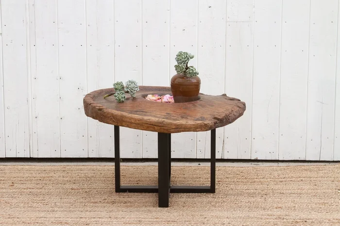 Ancient Java Grinder Coffee Table (Trade)
