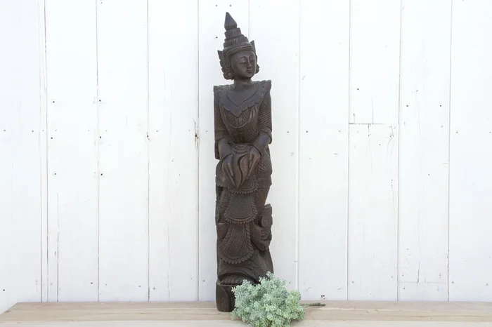 Antique Carved Wood Bali Figure (Trade)