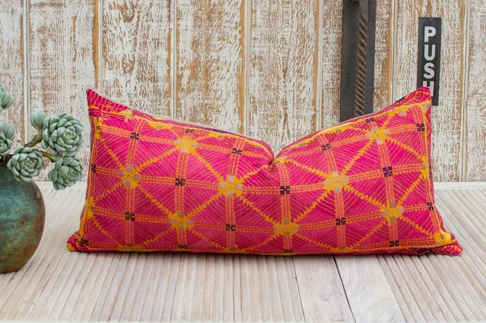 Antique Darshini Sindh Silk Pillow
