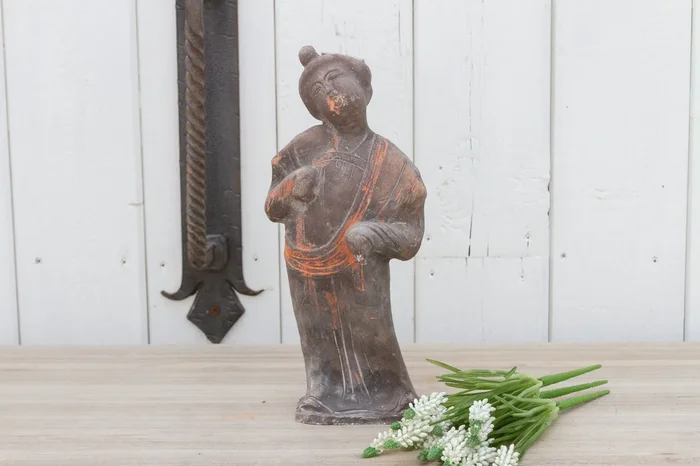Antique Feng Style Pottery Figure