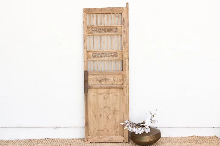 Antique Rustic Tea House Bleached Door