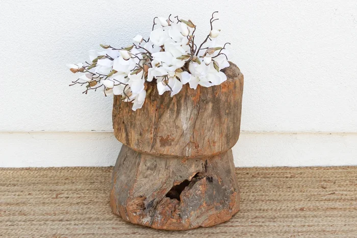 Antique Semi Fossilized Tribal Mortar (Trade)