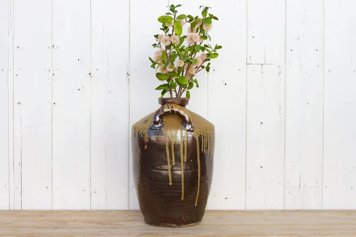 Antique Spanish Glazed Wine Jug