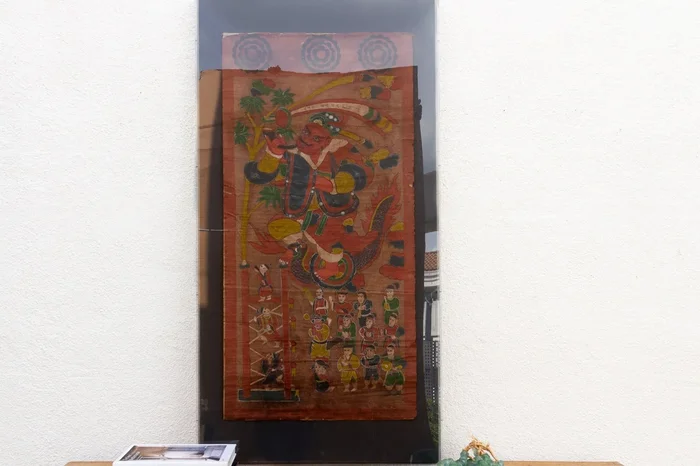 Antique Tibetan Thangka of Mahakala Fierce Guardian