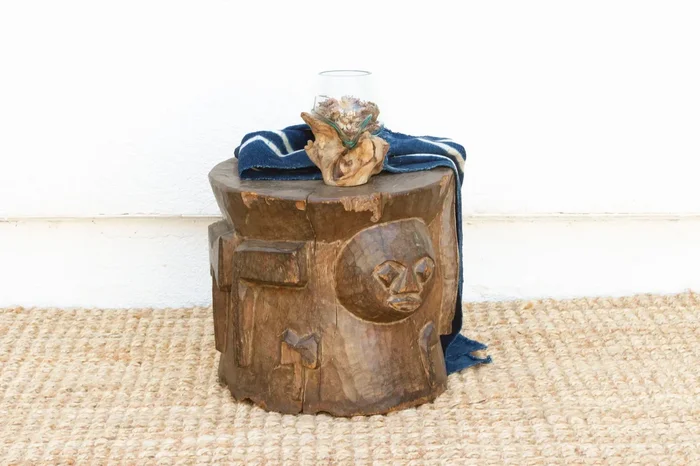 Antique Yoruba Ceremonial Pedestal Stool
