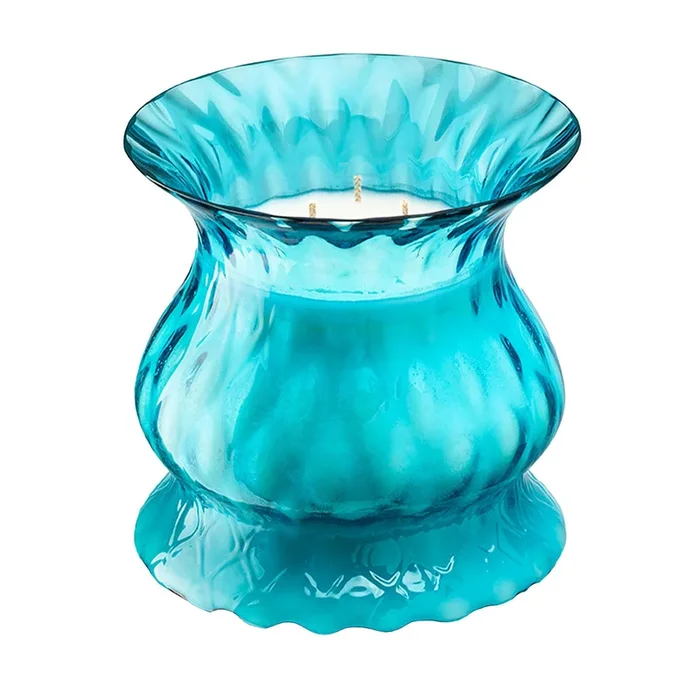Aquamarine Tulip Candle