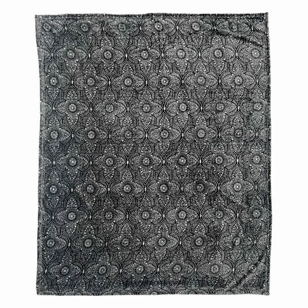 Arabesque Micro Plush Throw Blanket, 50×60