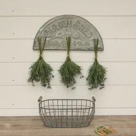 Arched Garden Shed Wall Hook Sign