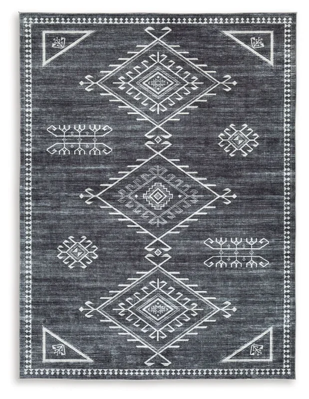 Arloman 5′ x 7′ Washable Rug