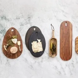 Artfully Crafted Wood Serving Board Collection