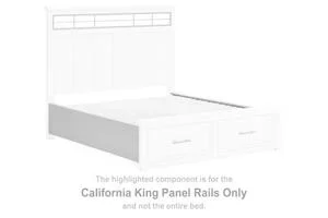 Ashbryn California King Panel Rails