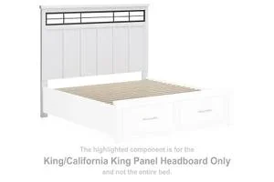 Ashbryn King/california King Panel Headboard With Roll Slats