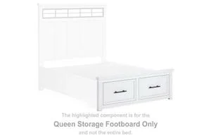 Ashbryn Queen Storage Footboard