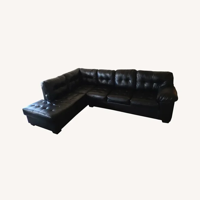 Ashley Furniture 2 Piece Leather Sectional