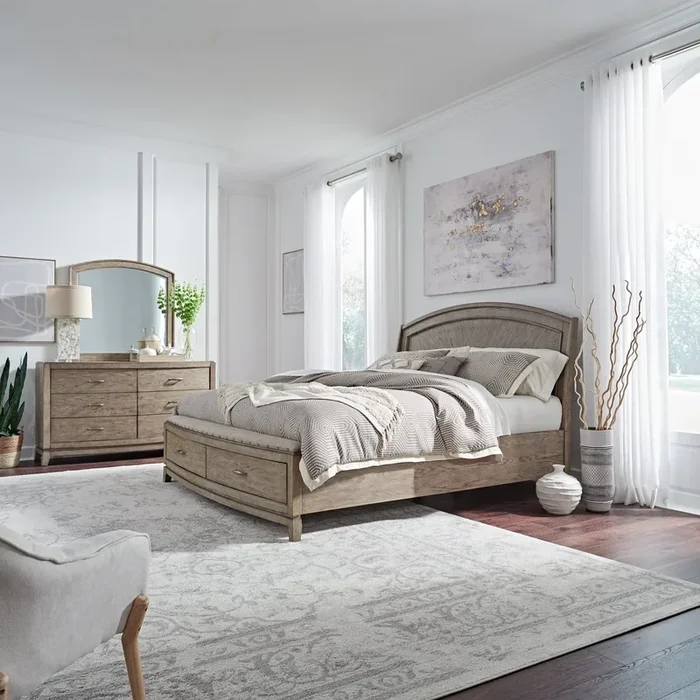 Avalon 3-Piece Queen Panel Storage Bedroom Set