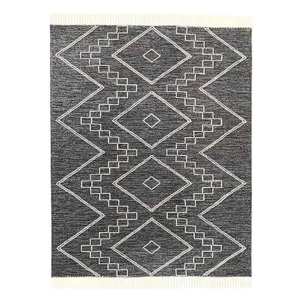 (B711) Grey Area Rug, 7×10