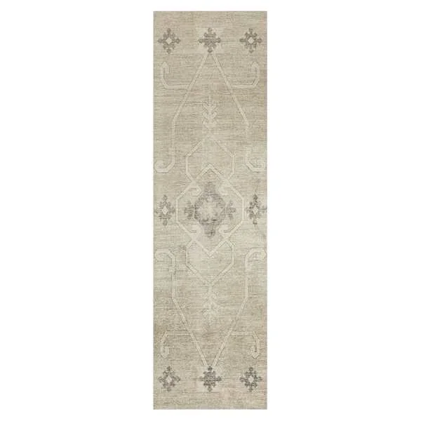 (B857) Astrid Printed Washable Runner, 2×7