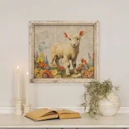 Baby Lamb Framed Print