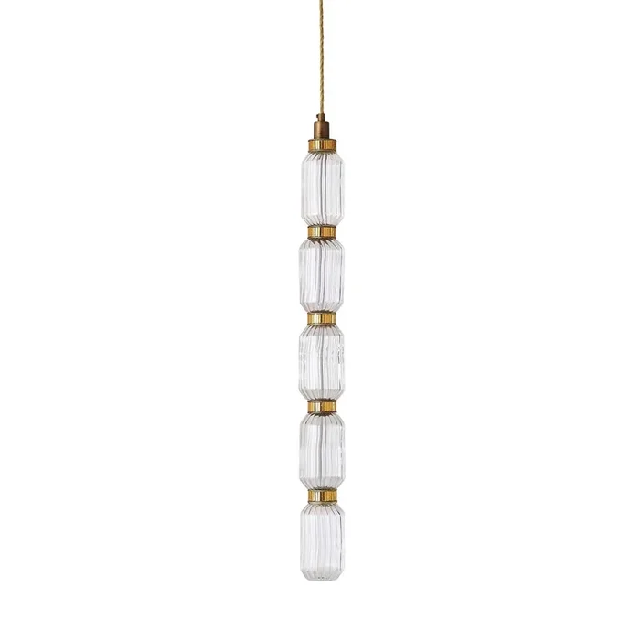 Ballet Unique Glass Bronze 3 Led Pendant Light