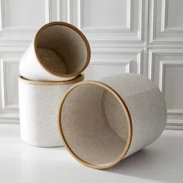 Bamboo Rim Nesting Baskets Set of 3