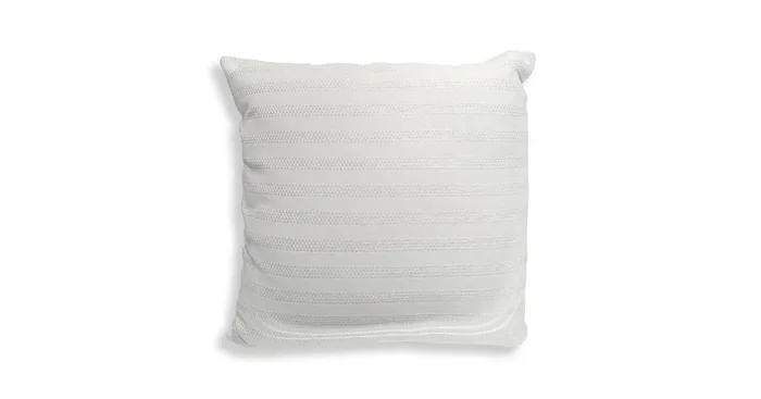 Basket Stripe Outdoor Pillow – Ivory