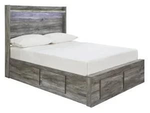 Baystorm Full Panel Bed With 6 Storage Drawers