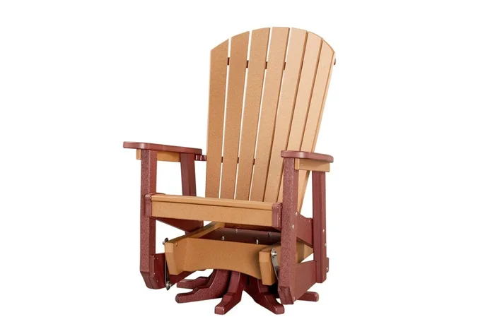Beachfront Poly Adirondack Swivel Glider