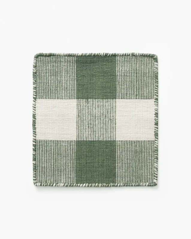 Belleville Green Indoor/Outdoor Rug Swatch