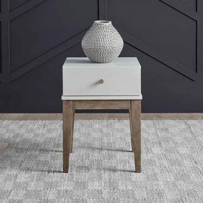 Berkley Square Single Drawer Chairside Table