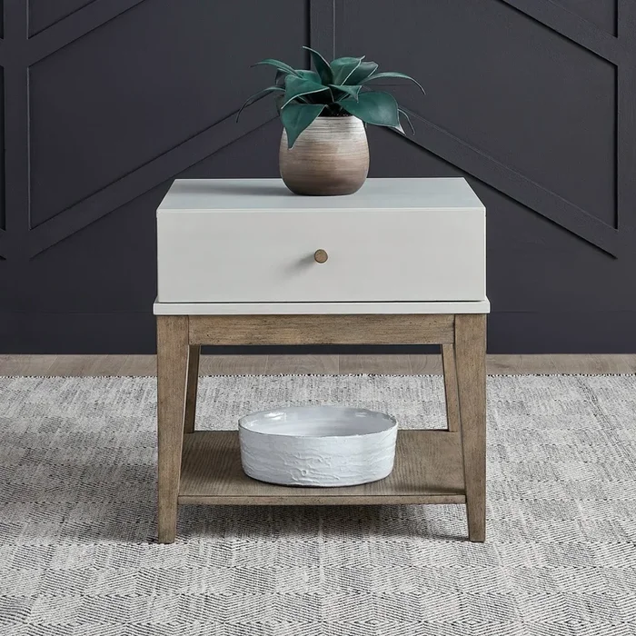Berkley Square Single Drawer End Table