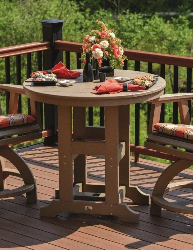 Berlin Gardens 38″ Round Classic Poly Counter Table