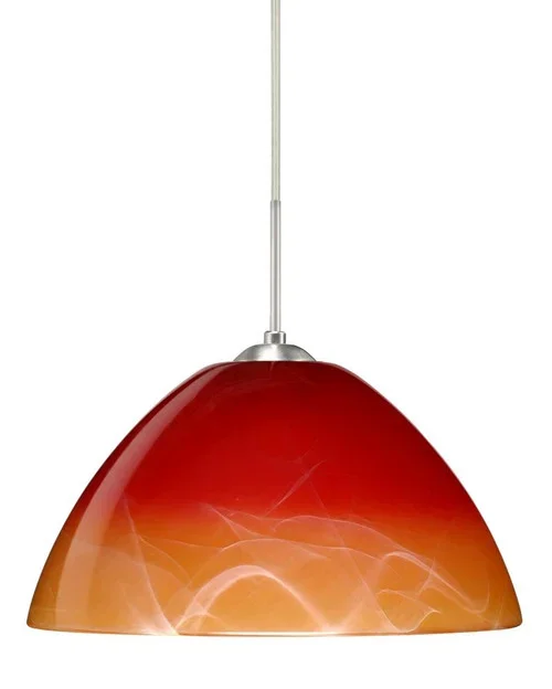 Besa Tessa Pendant Solare Satin Nickel 1x9W LED (127|1JT-4201SL-LED-SN)