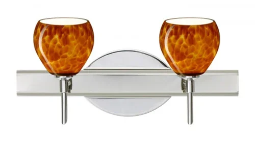 Besa Wall Tay Tay Chrome Amber Cloud 2x5W LED (127|2SW-560518-LED-CR)