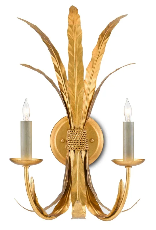 Bette Wall Sconce – Grecian Gold Leaf