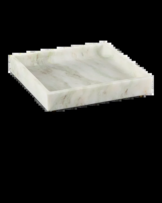 Bilbao Onyx Square Tray