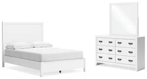 Binterglen Full Panel Bed, Dresser and Mirror