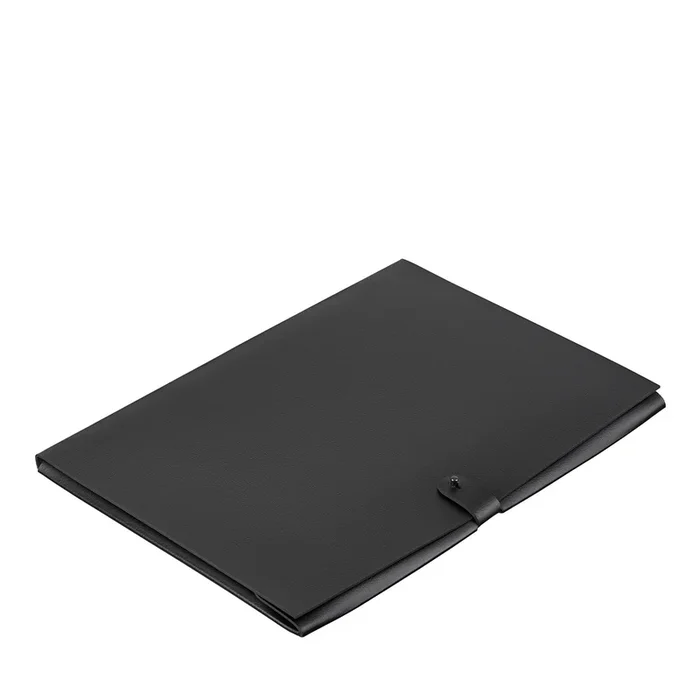 Black Leather Folder