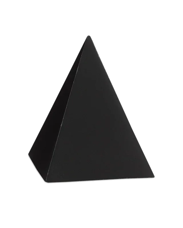 Black Small Concrete Pyramid