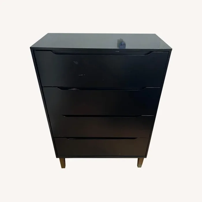 Black Wooden Dresser