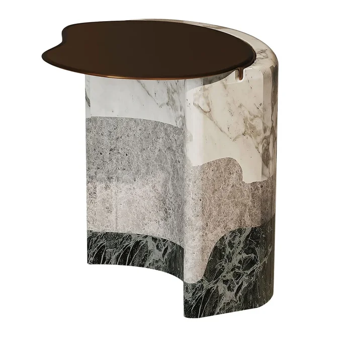 Blocca Marble Side Table by Sheree Stuart Design