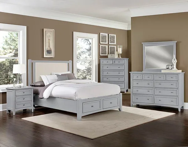 Bonanza 5-Piece Linen Upholstered King Bedroom Set