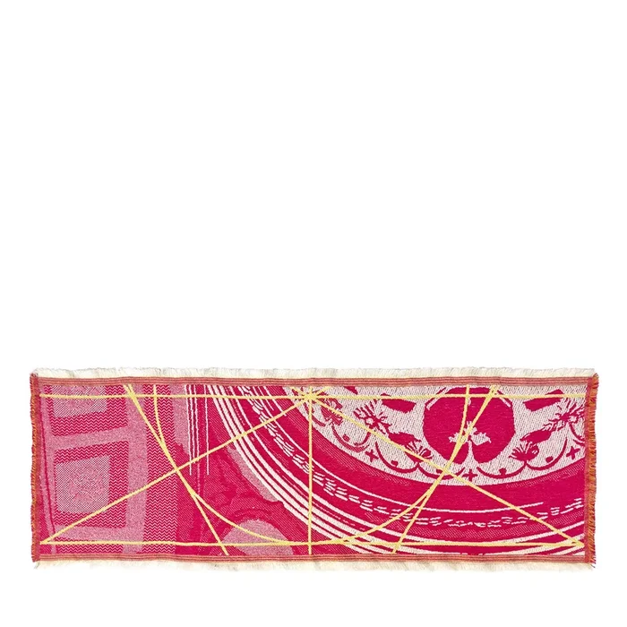 Borromi Double-Sided Runner in Fucsia & Plankton Yellow