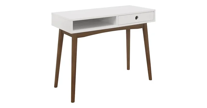 Bradenton 39-inch 1-drawer Wood Writing Desk White